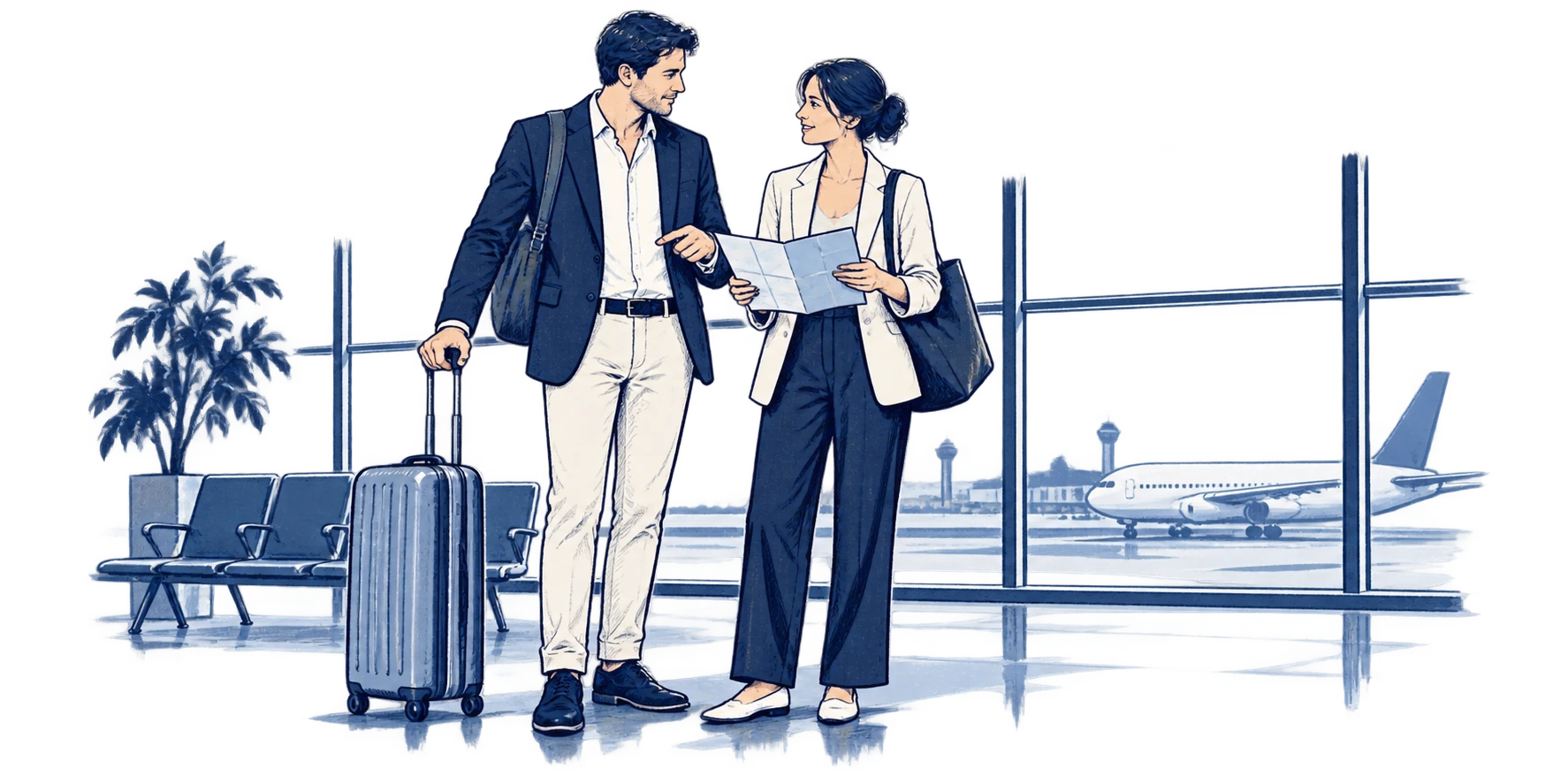 A traveler and travel advisor connecting global journeys